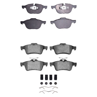 R1 Concepts® - Semi-Metallic Semi-Metallic Front and Rear Brake Pad Set