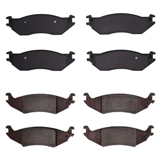 R1 Concepts® - Semi-Metallic Semi-Metallic Front and Rear Brake Pad Set
