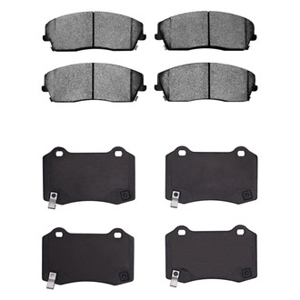 R1 Concepts® - Semi-Metallic Front and Rear Brake Pad Set