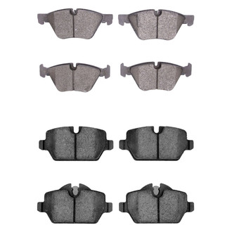 R1 Concepts® - Semi-Metallic Semi-Metallic Front and Rear Brake Pad Set