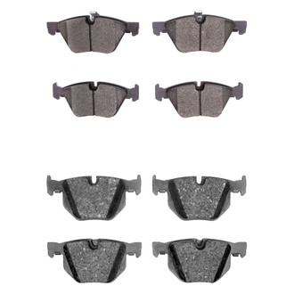 R1 Concepts® - Semi-Metallic Semi-Metallic Front and Rear Brake Pad Set