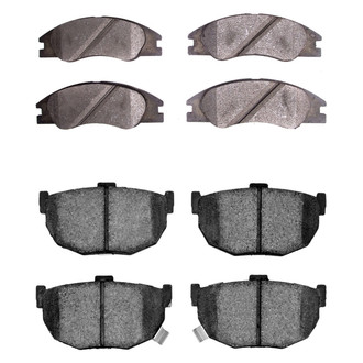R1 Concepts® - Semi-Metallic Semi-Metallic Front and Rear Brake Pad Set