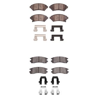 R1 Concepts® - Semi-Metallic Semi-Metallic Front and Rear Brake Pad Set