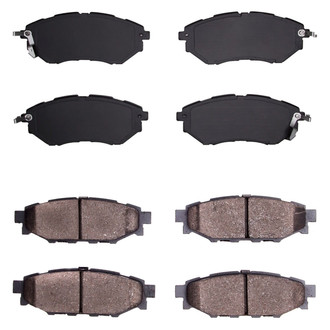 R1 Concepts® - Semi-Metallic Front and Rear Brake Pad Set