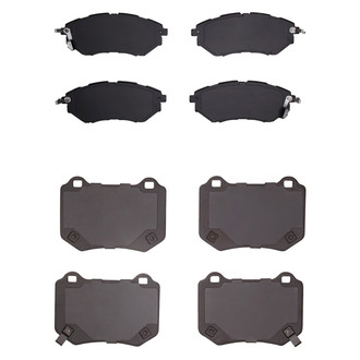 R1 Concepts® - Semi-Metallic Front and Rear Brake Pad Set