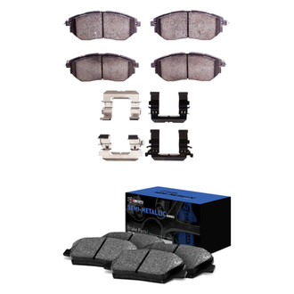 R1 Concepts® - Semi-Metallic Front and Rear Brake Pad Set