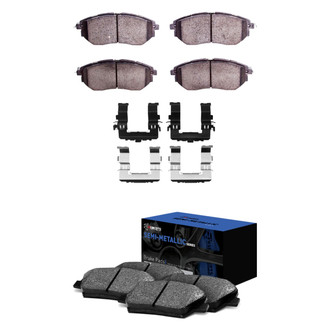 R1 Concepts® - Semi-Metallic Front and Rear Brake Pad Set