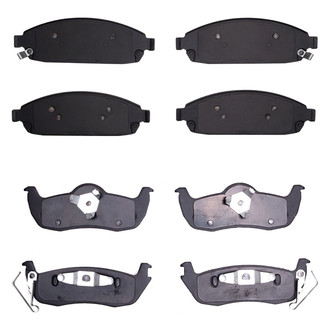 R1 Concepts® - Semi-Metallic Front and Rear Brake Pad Set