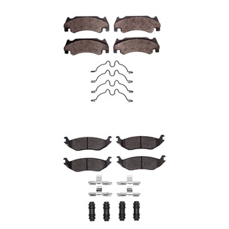 R1 Concepts® - Semi-Metallic Semi-Metallic Front and Rear Brake Pad Set