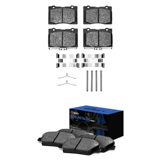 R1 Concepts® - Semi-Metallic Front and Rear Brake Pad Set