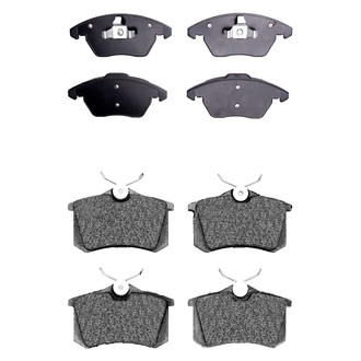 R1 Concepts® - Semi-Metallic Front and Rear Brake Pad Set