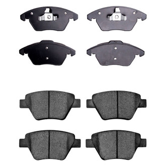 R1 Concepts® - Semi-Metallic Front and Rear Brake Pad Set
