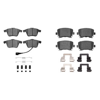 R1 Concepts® - Semi-Metallic Semi-Metallic Front and Rear Brake Pad Set