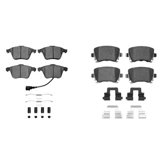 R1 Concepts® - Semi-Metallic Semi-Metallic Front and Rear Brake Pad Set