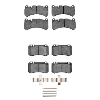 R1 Concepts® - Semi-Metallic Semi-Metallic Front and Rear Brake Pad Set
