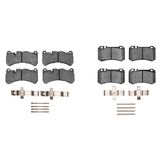R1 Concepts® - Semi-Metallic Semi-Metallic Front and Rear Brake Pad Set