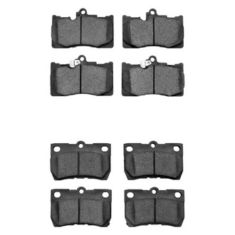 R1 Concepts® - Semi-Metallic Semi-Metallic Front and Rear Brake Pad Set