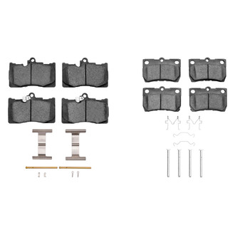 R1 Concepts® - Semi-Metallic Semi-Metallic Front and Rear Brake Pad Set
