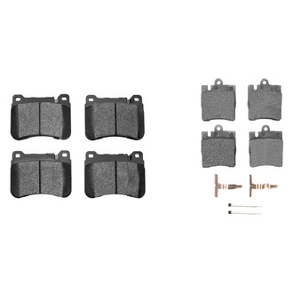 R1 Concepts® - Semi-Metallic Semi-Metallic Front and Rear Brake Pad Set