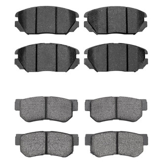 R1 Concepts® - Semi-Metallic Front and Rear Brake Pad Set