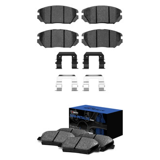 R1 Concepts® - Semi-Metallic Front and Rear Brake Pad Set