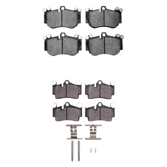 R1 Concepts® - Semi-Metallic Semi-Metallic Front and Rear Brake Pad Set