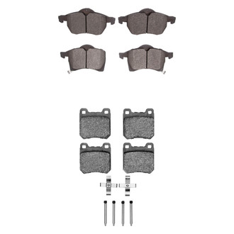 R1 Concepts® - Semi-Metallic Semi-Metallic Front and Rear Brake Pad Set