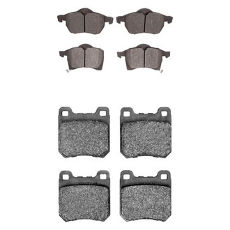 R1 Concepts® - Semi-Metallic Semi-Metallic Front and Rear Brake Pad Set