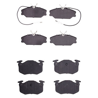 R1 Concepts® - Semi-Metallic Semi-Metallic Front and Rear Brake Pad Set