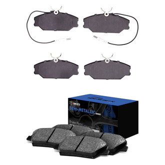 R1 Concepts® - Semi-Metallic Semi-Metallic Front and Rear Brake Pad Set