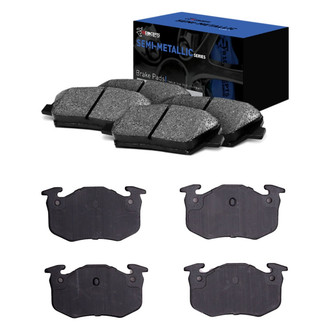 R1 Concepts® - Semi-Metallic Semi-Metallic Front and Rear Brake Pad Set
