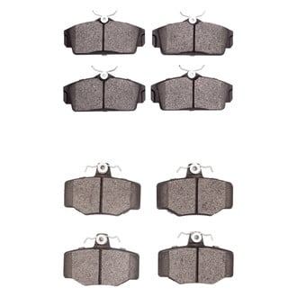 R1 Concepts® - Semi-Metallic Semi-Metallic Front and Rear Brake Pad Set