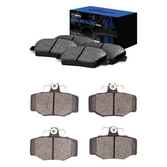 R1 Concepts® - Semi-Metallic Semi-Metallic Front and Rear Brake Pad Set
