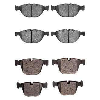 R1 Concepts® - Semi-Metallic Semi-Metallic Front and Rear Brake Pad Set