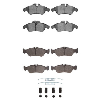 R1 Concepts® - Semi-Metallic Semi-Metallic Front and Rear Brake Pad Set