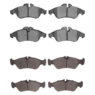 R1 Concepts® - Semi-Metallic Semi-Metallic Front and Rear Brake Pad Set