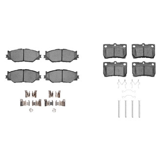 R1 Concepts® - Semi-Metallic Semi-Metallic Front and Rear Brake Pad Set