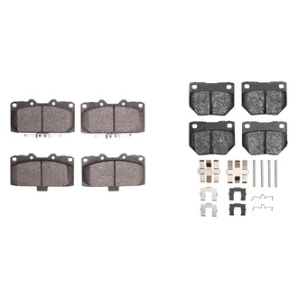 R1 Concepts® - Semi-Metallic Semi-Metallic Front and Rear Brake Pad Set