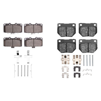 R1 Concepts® - Semi-Metallic Semi-Metallic Front and Rear Brake Pad Set