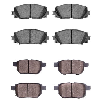 R1 Concepts® - Semi-Metallic Semi-Metallic Front and Rear Brake Pad Set