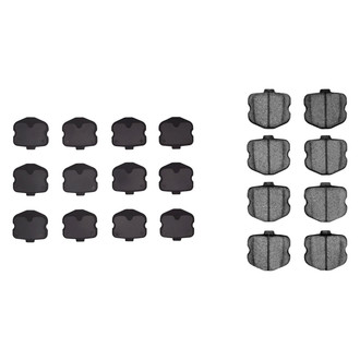 R1 Concepts® - Semi-Metallic Semi-Metallic Front and Rear Brake Pad Set