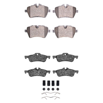 R1 Concepts® - Semi-Metallic Semi-Metallic Front and Rear Brake Pad Set