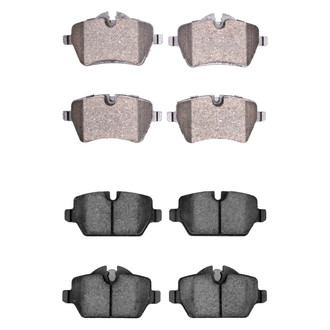 R1 Concepts® - Semi-Metallic Semi-Metallic Front and Rear Brake Pad Set