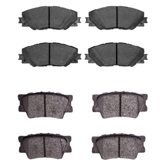 R1 Concepts® - Semi-Metallic Front and Rear Brake Pad Set