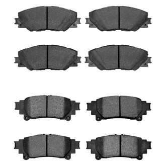 R1 Concepts® - Semi-Metallic Front and Rear Brake Pad Set