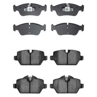 R1 Concepts® - Semi-Metallic Semi-Metallic Front and Rear Brake Pad Set