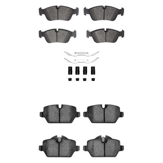 R1 Concepts® - Semi-Metallic Semi-Metallic Front and Rear Brake Pad Set