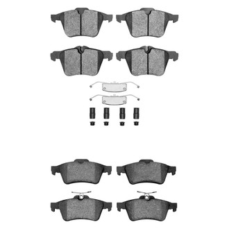 R1 Concepts® - Semi-Metallic Semi-Metallic Front and Rear Brake Pad Set