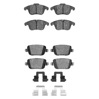 R1 Concepts® - Semi-Metallic Semi-Metallic Front and Rear Brake Pad Set