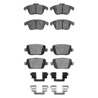 R1 Concepts® - Semi-Metallic Semi-Metallic Front and Rear Brake Pad Set
